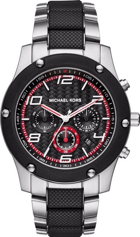 michael kors mk8474 men's watch b235|Michael Kors Caine Chronograph Black Dial Men's Watch MK8474.